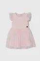 Φόρεμα μωρού Guess ροζ