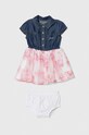 Сукня для немовлят Guess короткий рожевий A4RK17.WERL0.PPYH