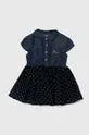 σκούρο μπλε Φόρεμα μωρού Guess Για κορίτσια