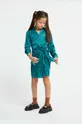 turkusowy Guess sukienka dziecięca Dziewczęcy