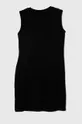 Dievčenské bavlnené šaty Guess čierna