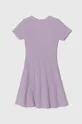 Otroška obleka Guess vijolična