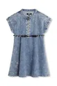 modrá Dievčenské rifľové šaty Dkny Dievčenský