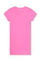 Otroška obleka Karl Lagerfeld roza