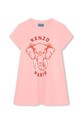 Kenzo Kids rochie din bumbac pentru copii mini roz K60377.