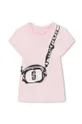 розовый Детское хлопковое платье Marc Jacobs Для девочек