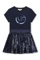 mornarsko modra Otroška obleka Michael Kors Dekliški