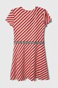 Детска рокля Tommy Hilfiger KG0KG07790.128.176.PPYH червен SS24