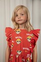 Дитяча бавовняна сукня Mini Rodini 2425010142 червоний