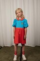 Хлопковое детское платье Mini Rodini хлопок мультиколор 2425010300