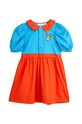 Хлопковое детское платье Mini Rodini 2425010300 мультиколор SS24