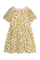Mini Rodini rochie fete Flowers 2425011000 galben SS24