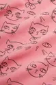 roza Dječja pamučna haljina Mini Rodini Cathlethes