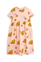 ροζ Παιδικό φόρεμα Mini Rodini  Squirrels Για κορίτσια