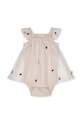 That's mine sukienka bawełniana niemowlęca Hirsa 0656121 beżowy SS24