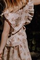 Хлопковое детское платье That's mine Bell 0637121 розовый SS24