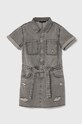 Sisley rochie din denim pentru copii fixat gri 4AD7YV00M.G.Seasonal