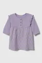 фиолетовой Платье для младенцев United Colors of Benetton Для девочек