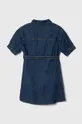 Дитяча джинсова сукня United Colors of Benetton блакитний