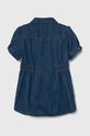 Παιδικό φόρεμα τζιν United Colors of Benetton 4AD6GV01E.P.Seasonal σκούρο μπλε SS24
