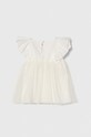 Fete Jamiks rochie din bumbac pentru copii JUDITH.II.Suk.JLG077.G bej