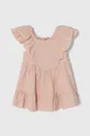 розовый Хлопковое детское платье Jamiks Для девочек