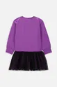 Otroška obleka Coccodrillo vijolična