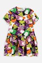 Coccodrillo sukienka dziecięca wzorzyste multicolor WC4129201JPK