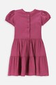 Coccodrillo rochie din bumbac pentru copii WC4128201CEK violet SS24