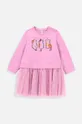 Obleka za dojenčka Coccodrillo roza