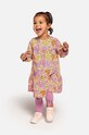 Coccodrillo sukienka niemowlęca wzorzyste multicolor WC4129103CEN