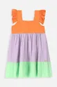 Dievčenské bavlnené šaty Coccodrillo viacfarebná
