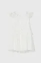 Dievčenské šaty United Colors of Benetton biela