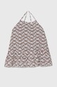 Дитяча бавовняна сукня United Colors of Benetton бавовна білий 41ZY0V007.G.Seasonal