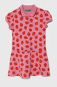 Παιδικό φόρεμα United Colors of Benetton εμπριμέ ροζ 3LRYGV00V.P.Seasonal