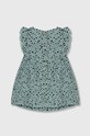 Девочка Детское платье United Colors of Benetton 4HMHGV01O.P.Seasonal зелёный