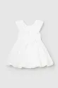 Φόρεμα μωρού Mayoral Κύριο υλικό: 45% Βαμβάκι, 40% Πολυεστέρας, 9% Βισκόζη, 6% Πολυαμίδη Φόδρα: 60% Βαμβάκι, 40% Πολυεστέρας Άλλα υλικά: 100% Πολυεστέρας
