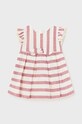Mayoral rochie din amestec de in pentru bebeluși mini portocaliu 1906.4A.Baby.PPYH