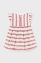 Mayoral rochie din amestec de in pentru bebeluși 1906.4A.Baby.PPYH portocaliu SS24