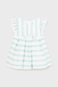Mayoral rochie din amestec de in pentru bebeluși mini turcoaz 1906.4A.Baby.PPYH