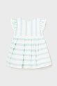 Mayoral rochie din amestec de in pentru bebeluși 1906.4A.Baby.PPYH turcoaz SS24