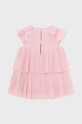 Mayoral rochie din bumbac pentru bebeluși 1911.4C.Baby.PPYH roz SS24