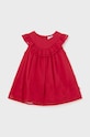 Mayoral sukienka bawełniana niemowlęca rozkloszowany czerwony 1915.4E.Baby.PPYH