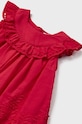 Dziewczynka Mayoral sukienka bawełniana niemowlęca 1915.4E.Baby.PPYH czerwony