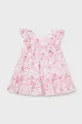 ροζ Βρεφικό βαμβακερό φόρεμα Mayoral Για κορίτσια