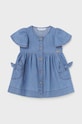 Βρεφικό βαμβακερό φόρεμα Mayoral μακρύ μπλε 1924.4J.Baby.PPYH