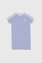 adidas Originals rochie din bumbac pentru copii mini violet IN8392