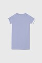 adidas Originals rochie din bumbac pentru copii IN8392 violet SS24