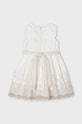 Dziewczynka Mayoral sukienka bawełniana dziecięca 3917.6B.Mini.PPYH beżowy