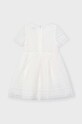 Dívčí šaty Mayoral 3918.6C.Mini.PPYH béžová SS24